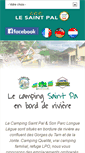 Mobile Screenshot of campingsaintpal.com